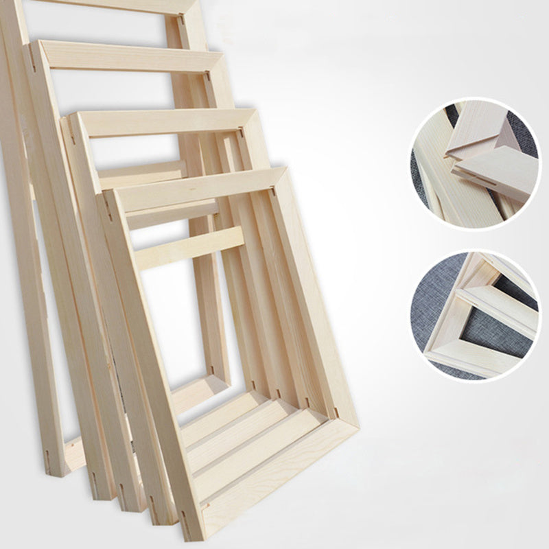 Assemble The Outer Frame, Mount The Large-Size Material, The Frame, The Solid Wood, And The Thickened Inner Frame