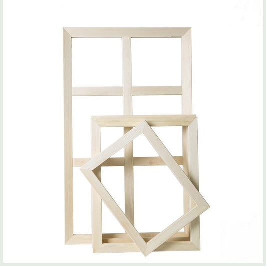 Assemble The Outer Frame, Mount The Large-Size Material, The Frame, The Solid Wood, And The Thickened Inner Frame